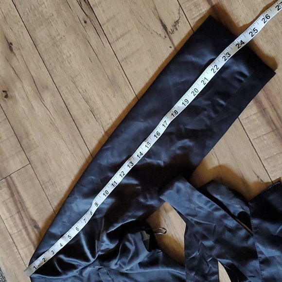 Streetwear Society Black Satin Wrap Shirt Medium - Picture 15 of 16